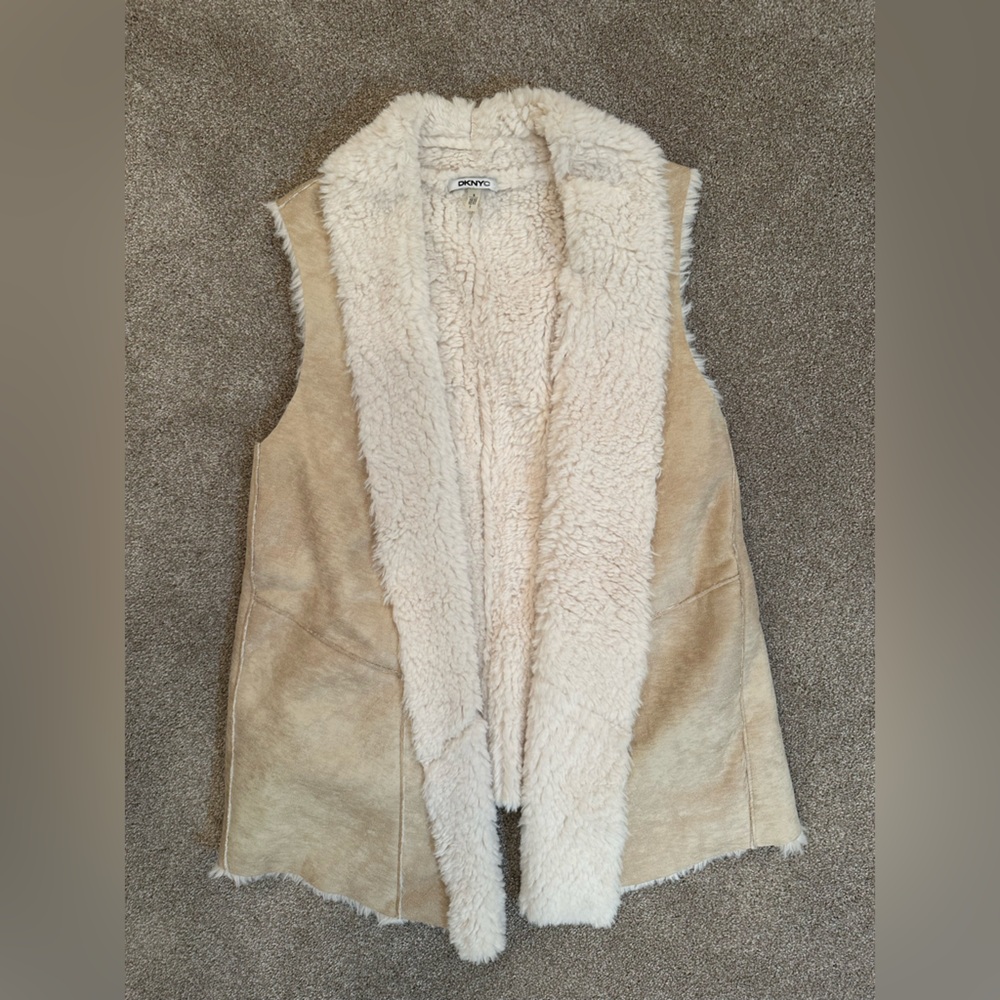 DKNYC Faux Fur Vest